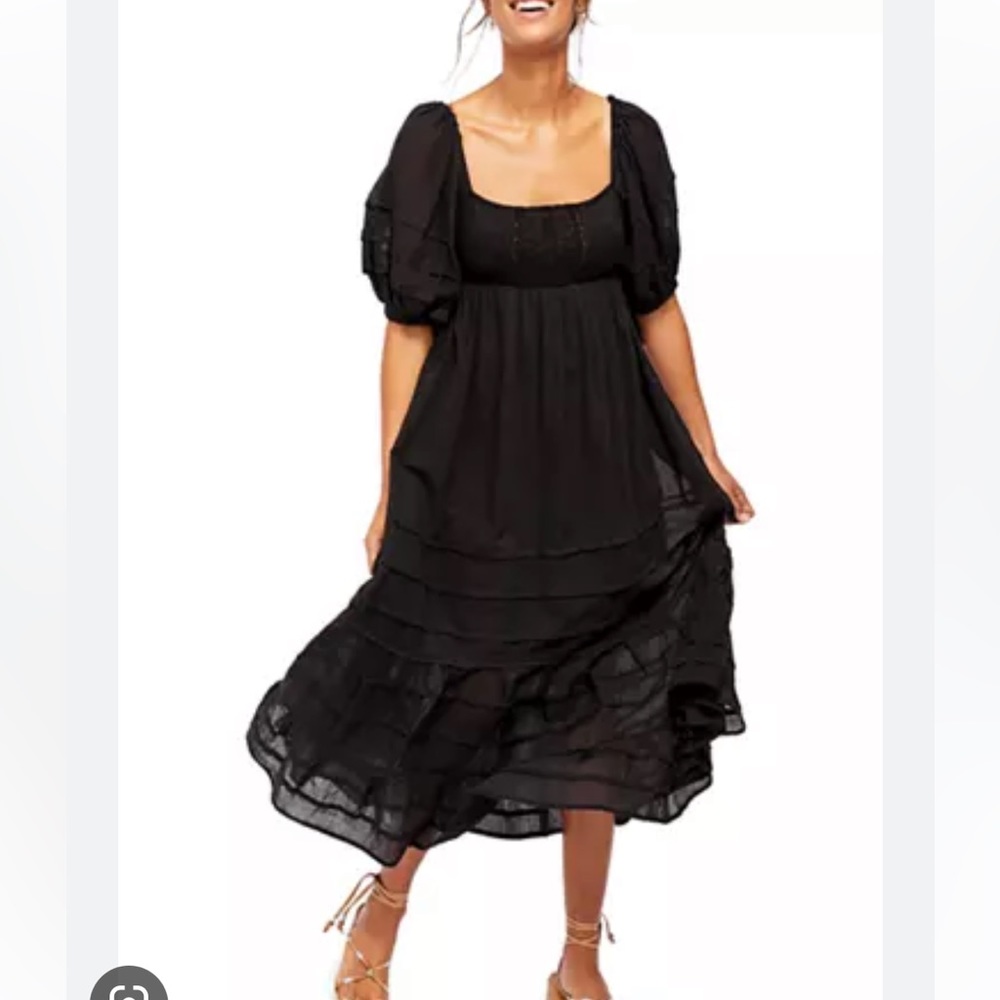 Free People Let’s Be Friends Midi Dress